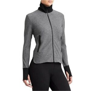 Derek Lam 10 Crosby X Athleta Performance Sport Zip Up Jacket Grey Size XS